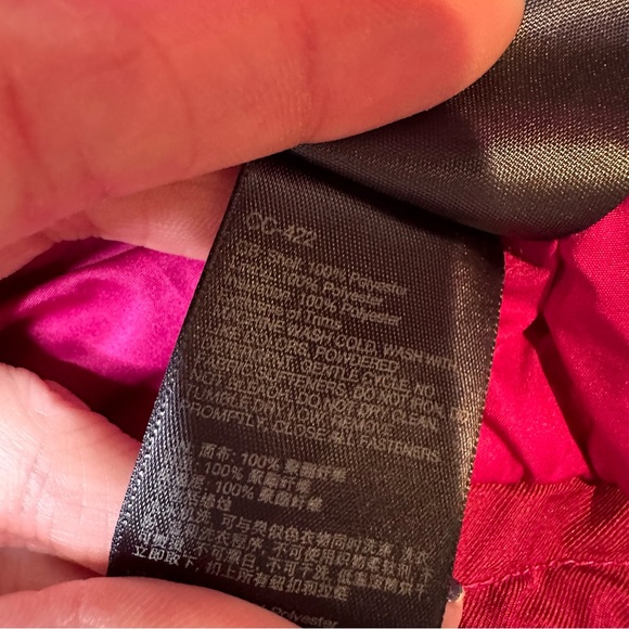 Marmot Girls Coat Snow Ski Hooded Pockets Soft Zip Up Snap Button Pink Large - Picture 15 of 15